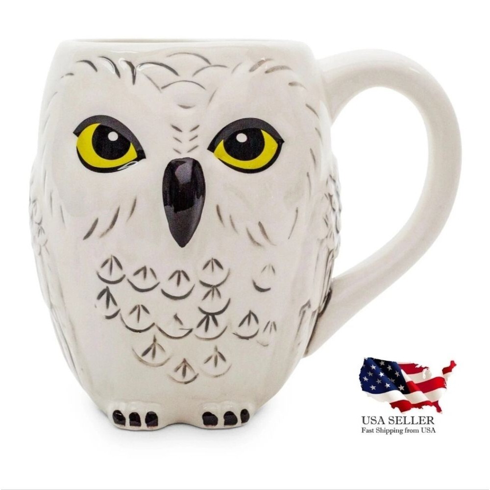 NWT Harry Potter Hogwarts Cocoas,Hedwig Mug & 4 Color Changing Hot Chocolate